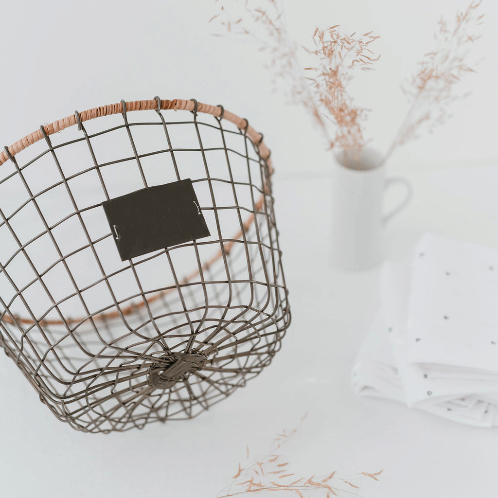 Aufbewahrungskorb aus Draht groß