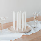 Kerzenbrett rund aus Eiche