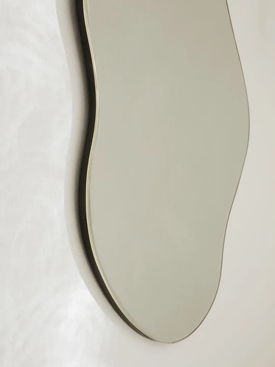 Pond Mirror Large Brass