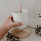 Untersetzer aus Eiche Smiley