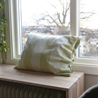 Utveda Green / White cushion cover
