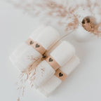 Waschlappen Herz im 6 er Set