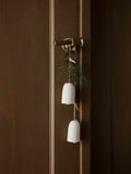 Bell Ceramic Ornament 2 er Set Off White