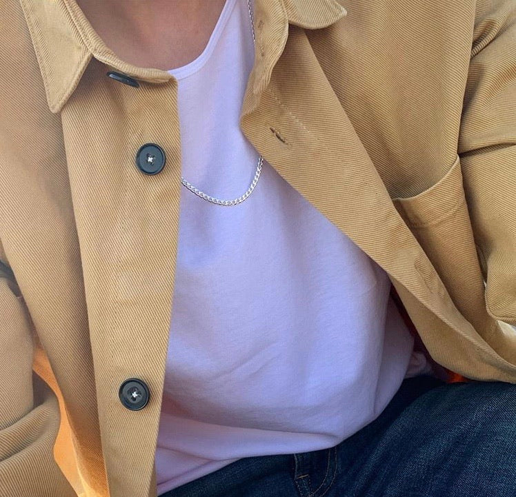 Solid Necklace 60-65cm 925er Silber