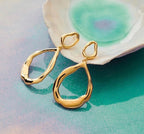 Gaia Earrings silber/vergoldet