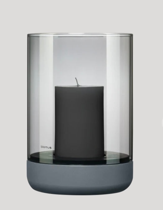 Windlicht Calma - Steel Gray