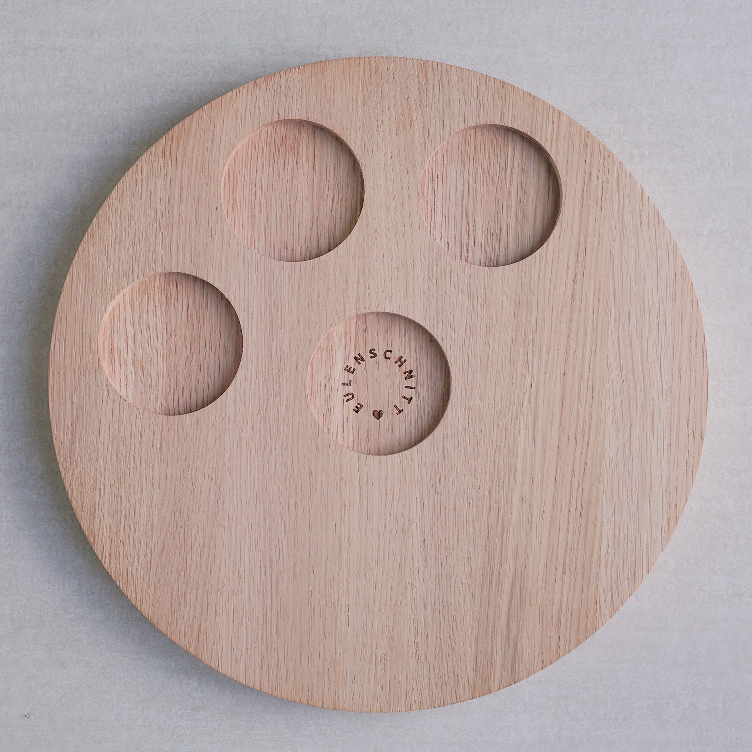 Kerzenbrett 32cm Eiche