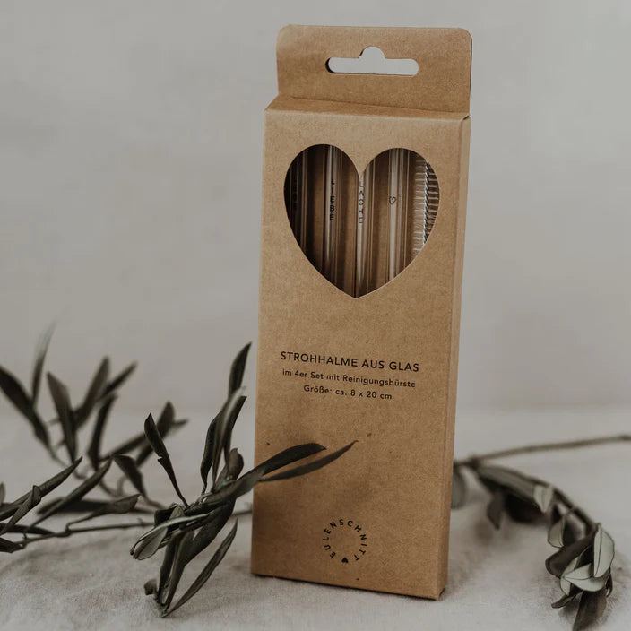 Strohhalme Lebe Liebe Lache