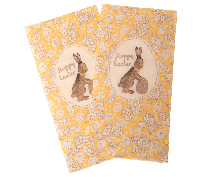 Servietten Ostern Gelb
