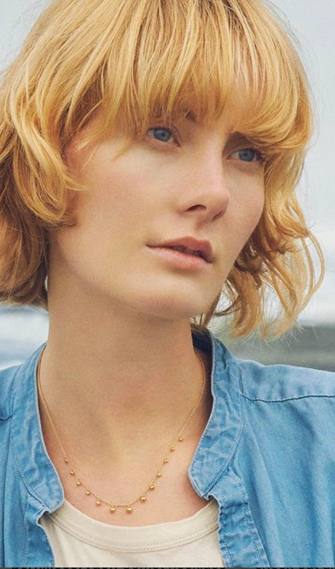 Comet Necklace 925er Silber 18k vergoldet