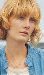 Comet Necklace 925er Silber 18k vergoldet