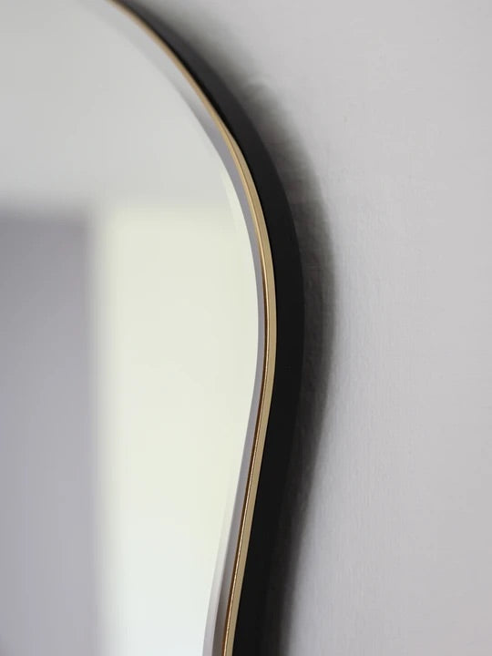 Pond Mirror Large Brass