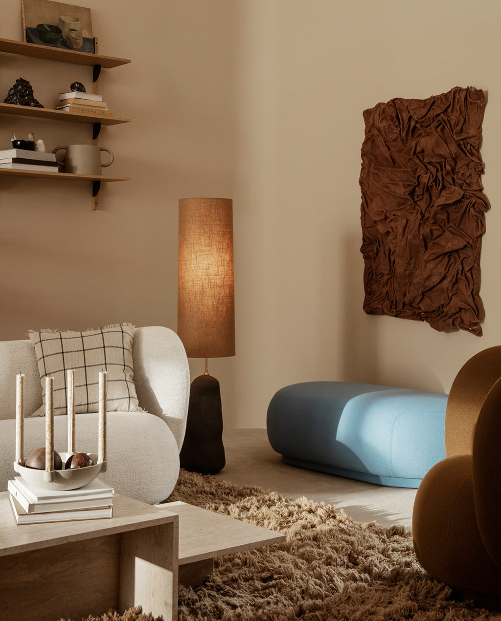 Bowl Candle Holder Ceramic light L