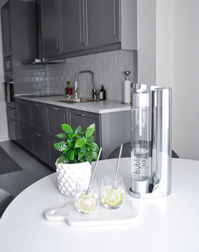 Bubliq Wassersprudler silber