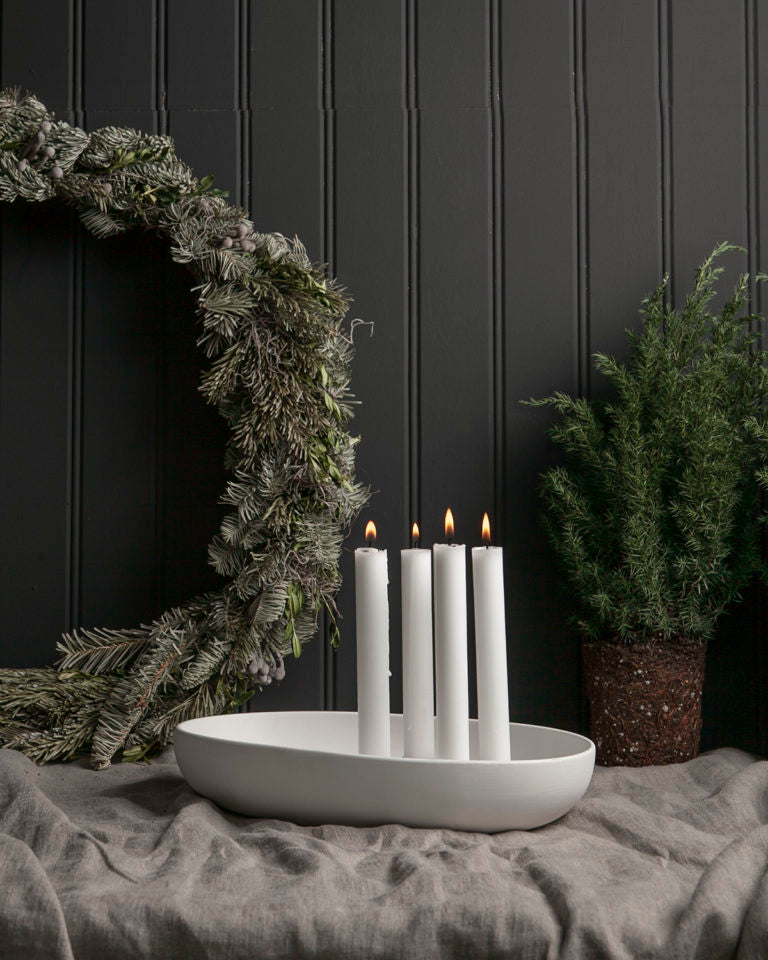 Gullholmen White Candlestick