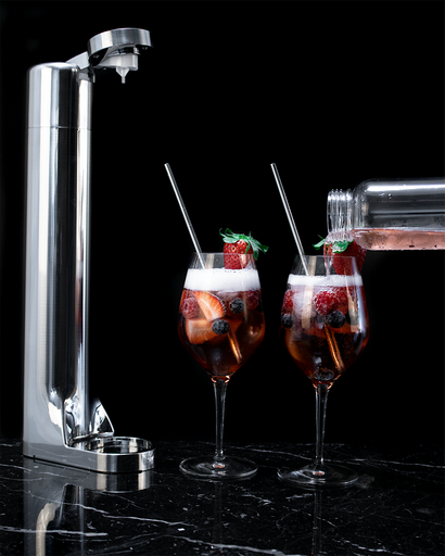 Bubliq Wassersprudler silber