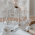 Schriftzug Merry Christmas