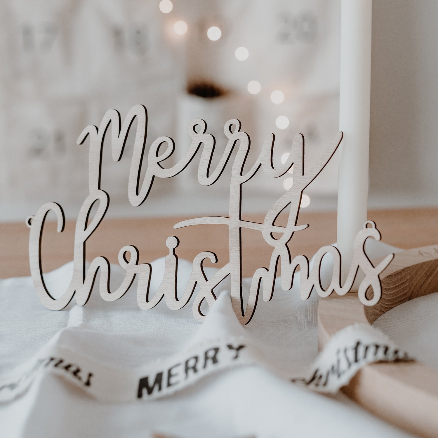 Schriftzug Merry Christmas