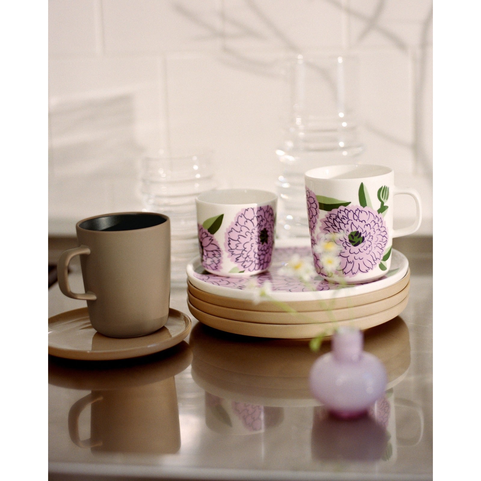 Oiva Plate 20cm braun