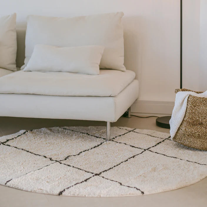 Runder Teppich Lines