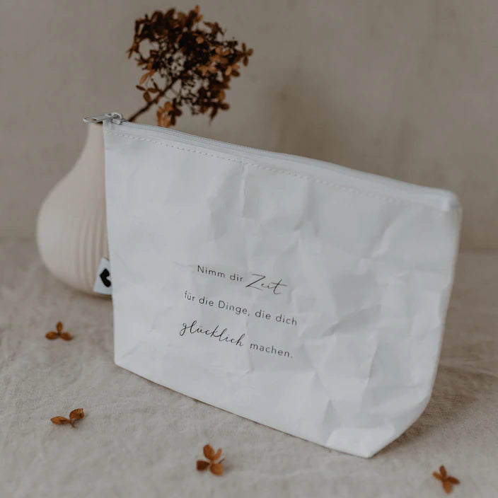 Kosmetiktasche nimm dir Zeit