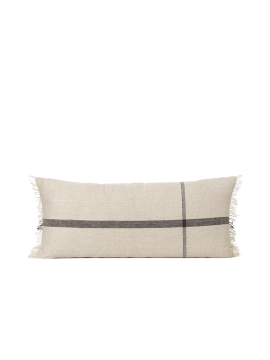 Calm Cushion Black/ Camel 40x90
