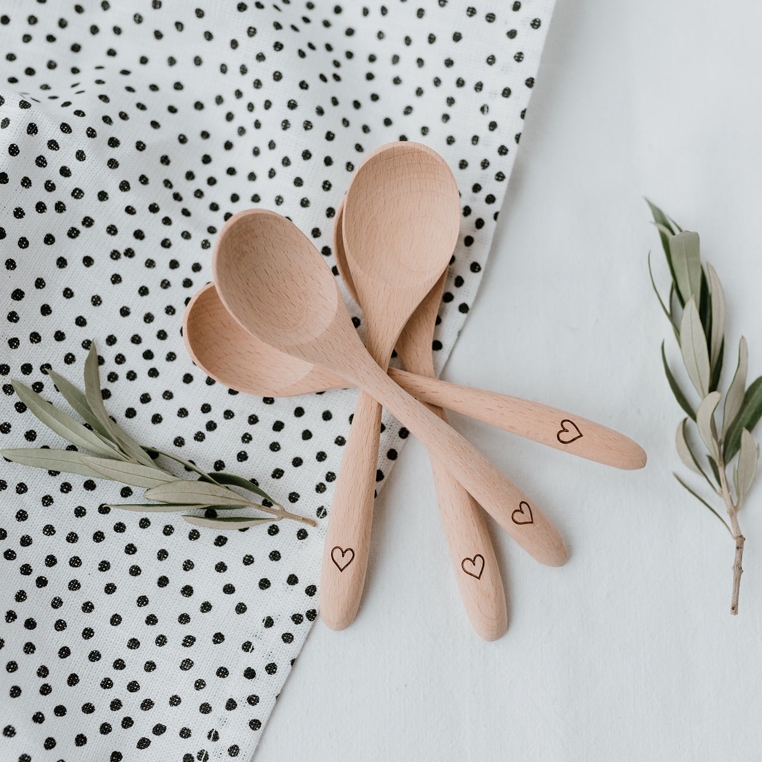 Holzlöffel im 4er Set