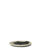 Omhu Plate Small Off White/Charcoal