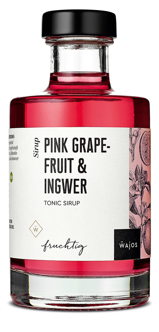 Pink Grapefruit & Ingwer Tonic Sirup