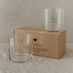 Trinkglas live 2 er Set