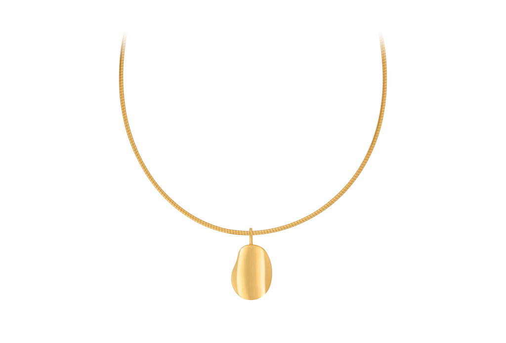 Nova Choker silber/vergoldet