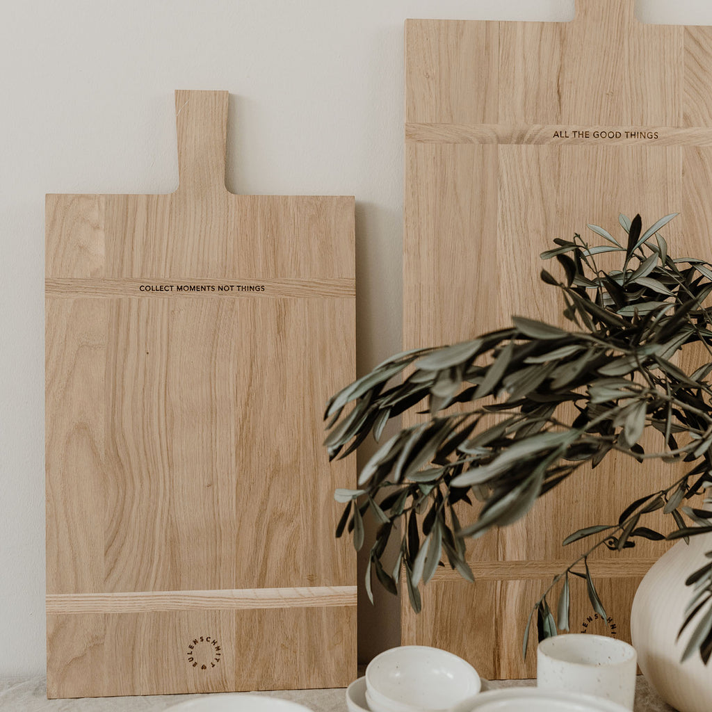 Holzbrett aus Eiche Collect Moments