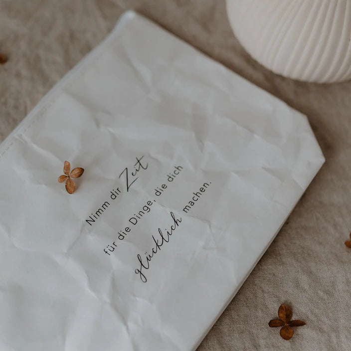 Kosmetiktasche nimm dir Zeit