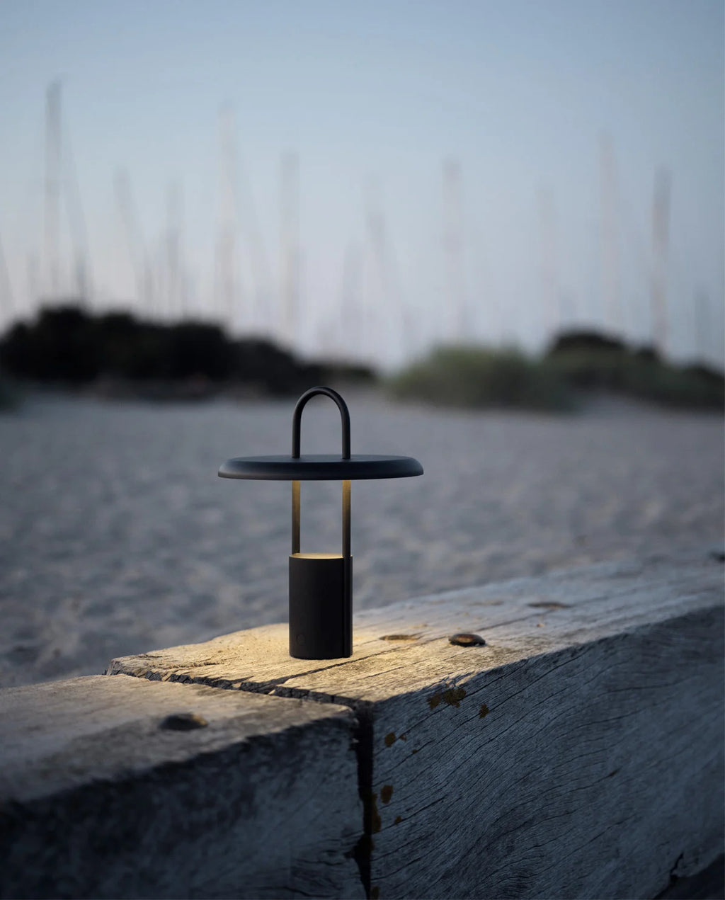 Pier LED Lampe schwarz