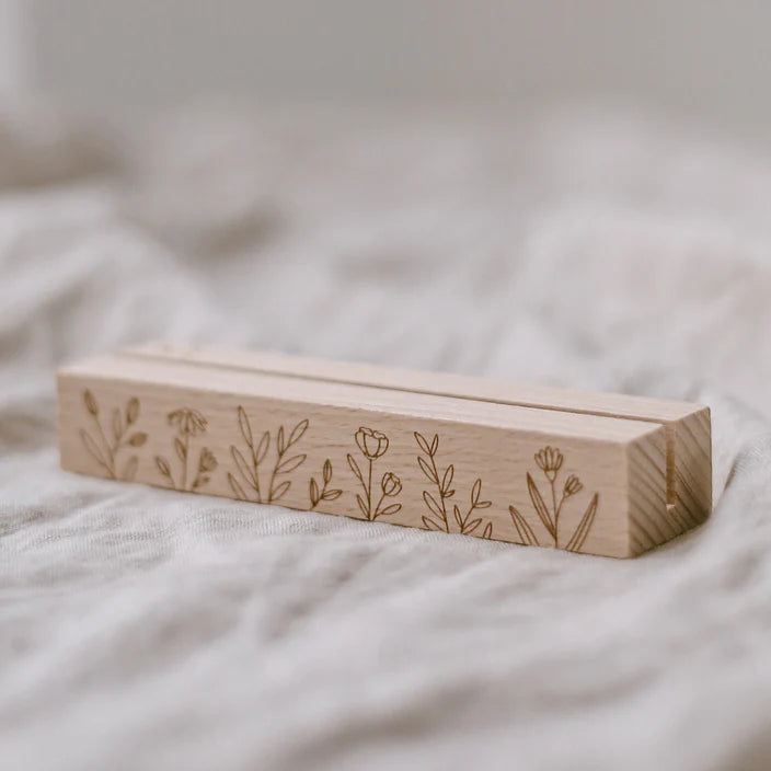 Karten und Blumenhalter Frühling