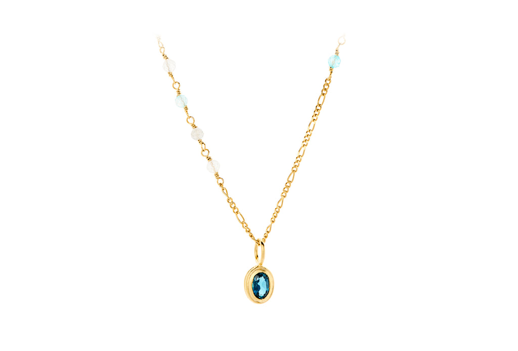 Hellir Blue ICE Necklace