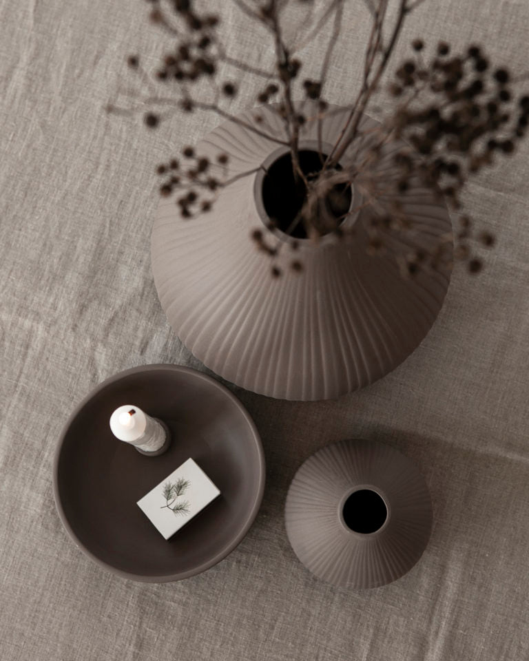 Lidatorp small Brown Candlestick