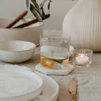 Trinkglas Herz schwarz im 2er Set