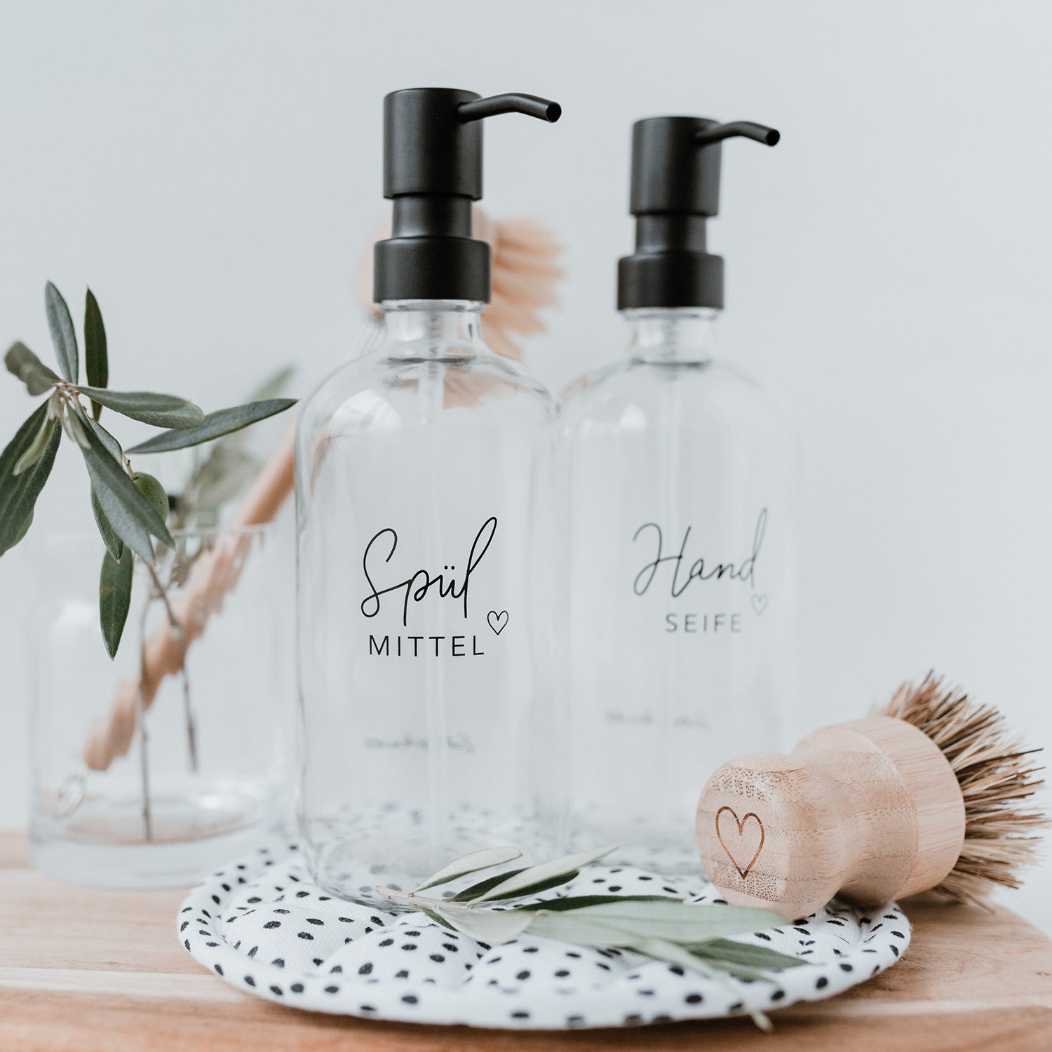 Seifenspender Spülmittel transparent