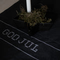 Kryss Dark grey Recycling table runner God Jul