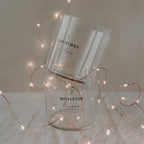 Trinkglas im 2er Set Christmas, schwarz