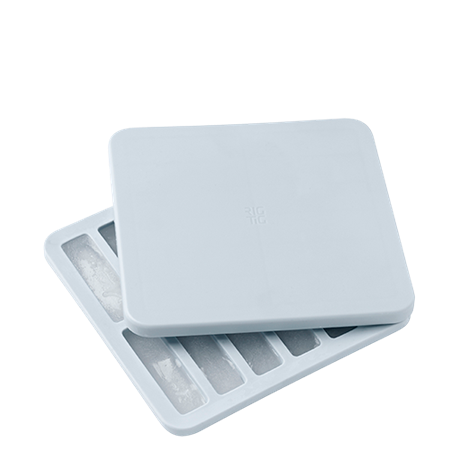 Freeze it Eiswürfelbox mit Deckel klein, light blue