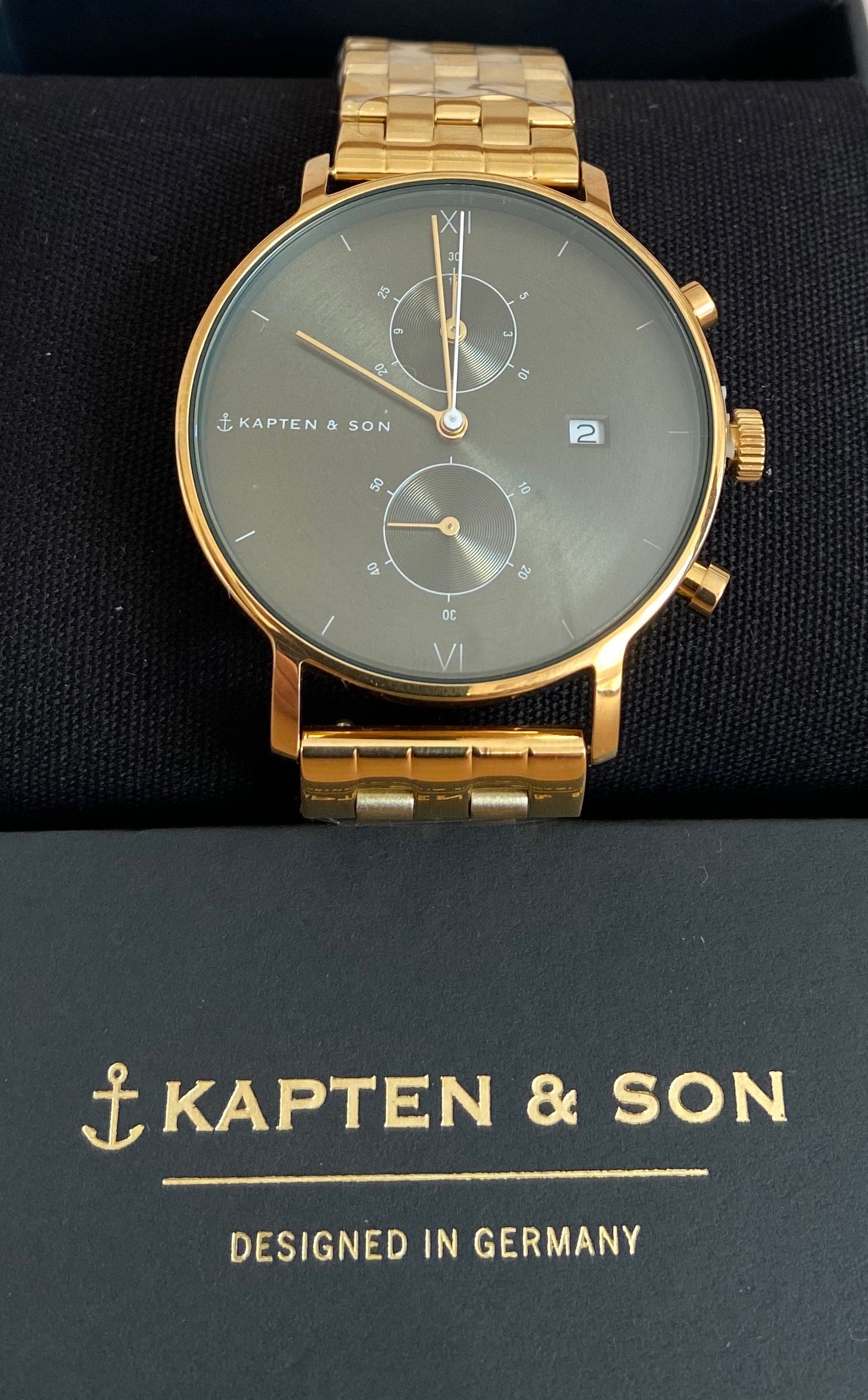 Chrono Gold Green Steel