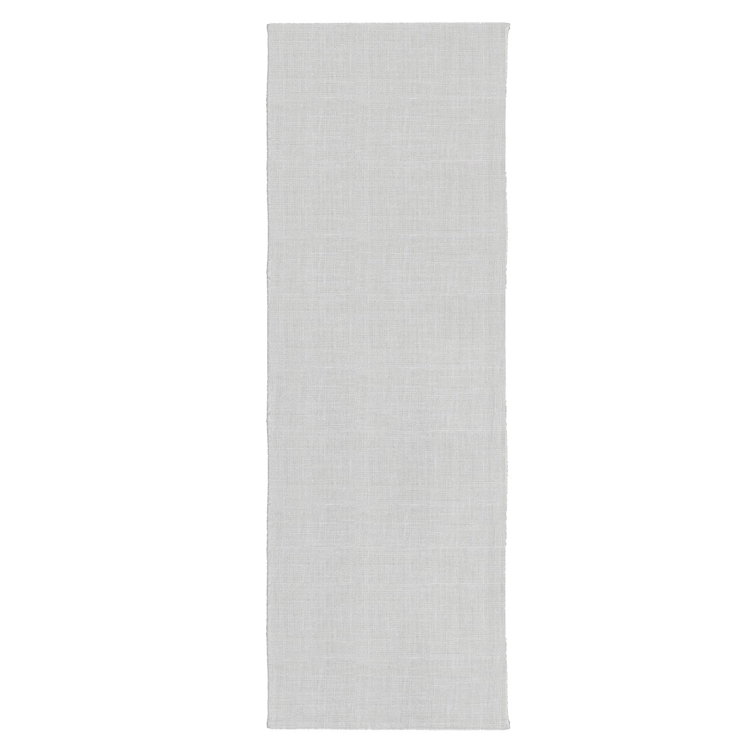 Leinen Tischläufer hellgrau