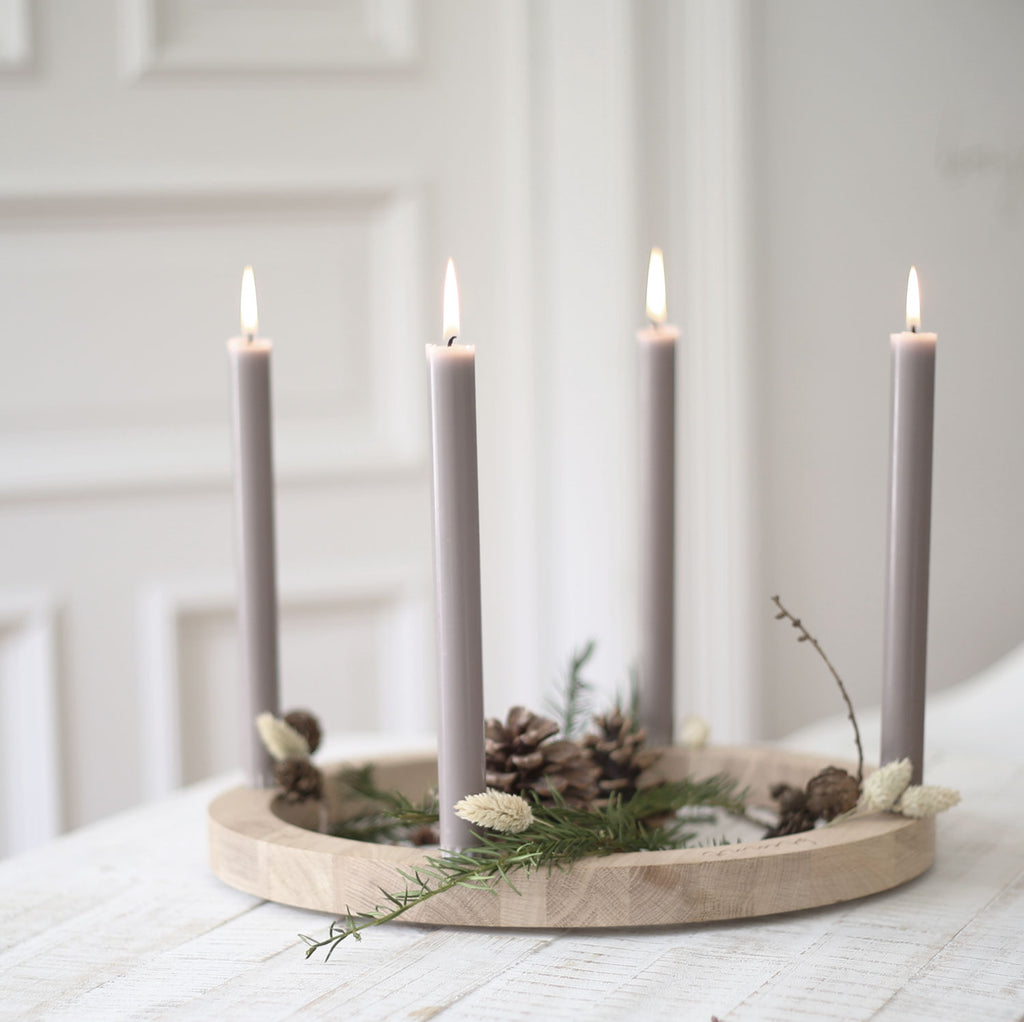 Adventskranz aus Eiche