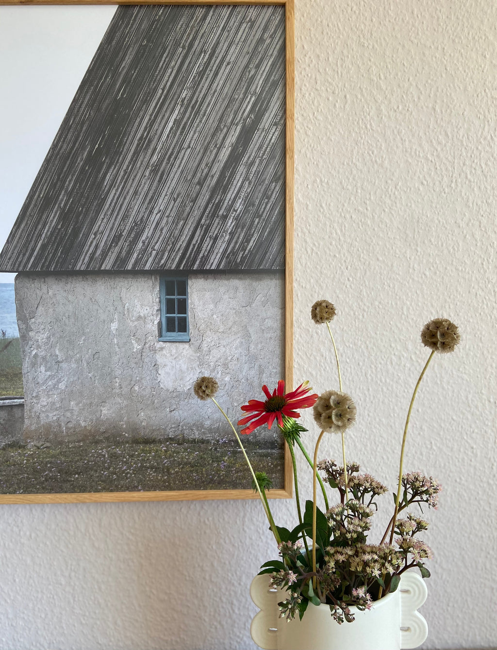 Blue Window Poster 50x70