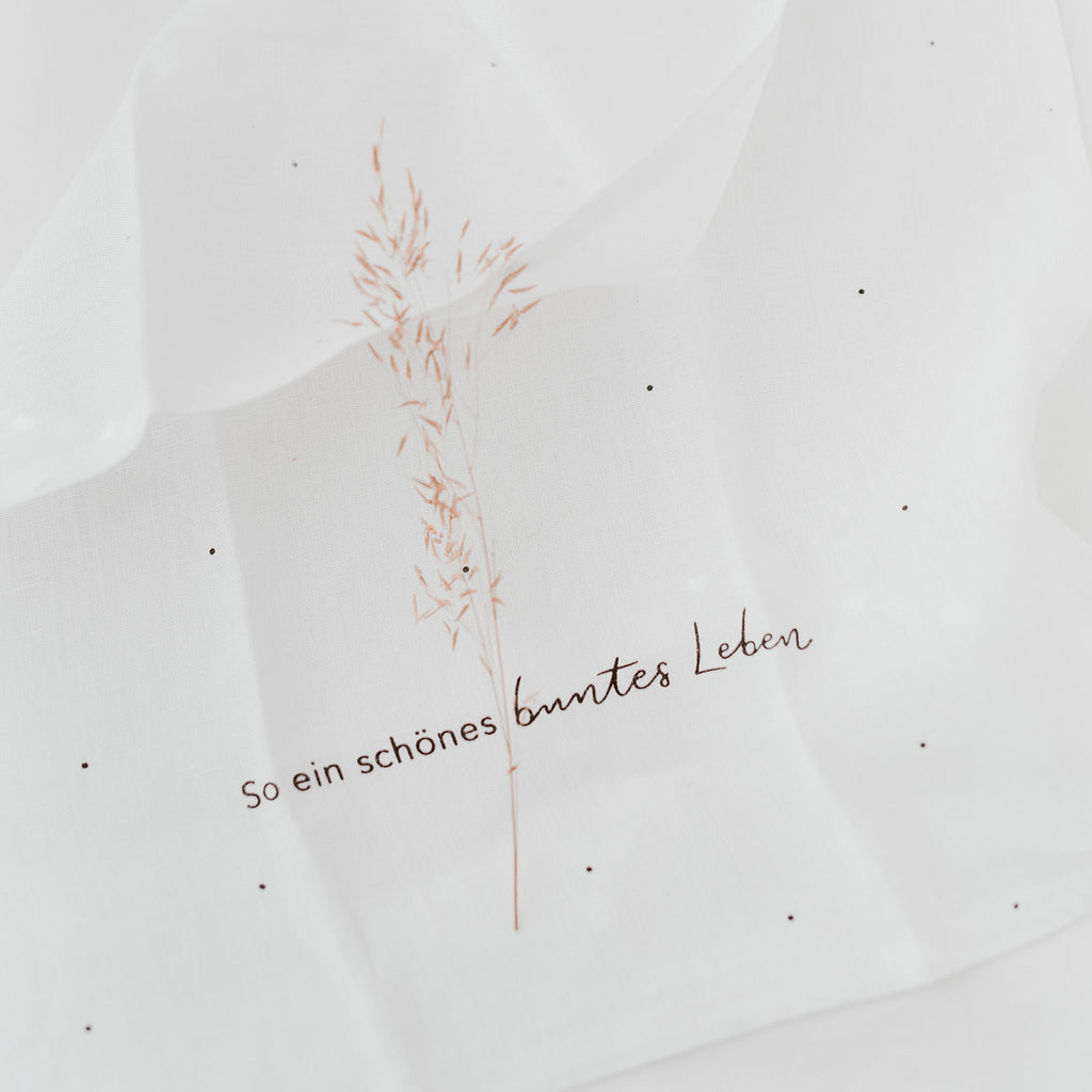 Leinen Geschirrtücher Sprüche 2er Set