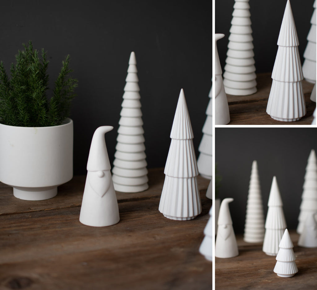 Gransund Large White Ceramic christmastree