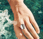 Nova Ring silber/vergoldet