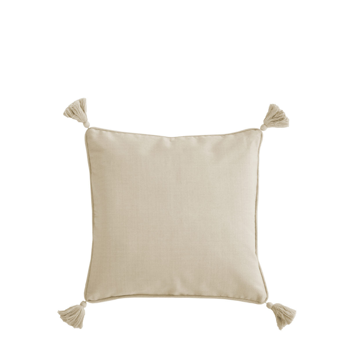 Vallsund Beige cushion Cover with tassels